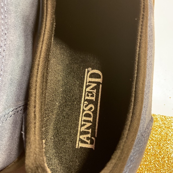 Women’s Lands End size 7B slip on loafers/clogs New Blue - Picture 6 of 8